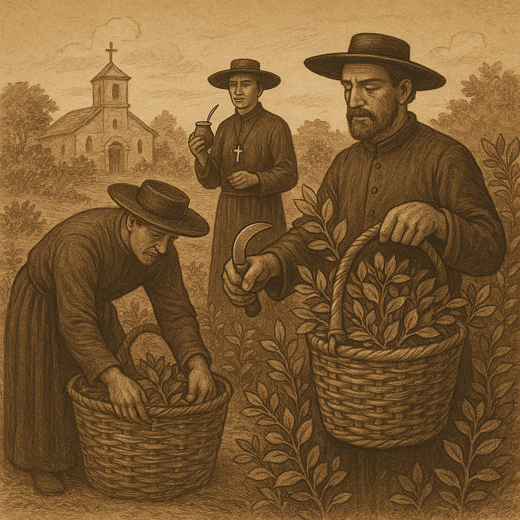 spanelsti misionari pijici yerba mate